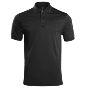 Taktisches Poloshirt STOIRM 100% Polyester schwarz - Highlander