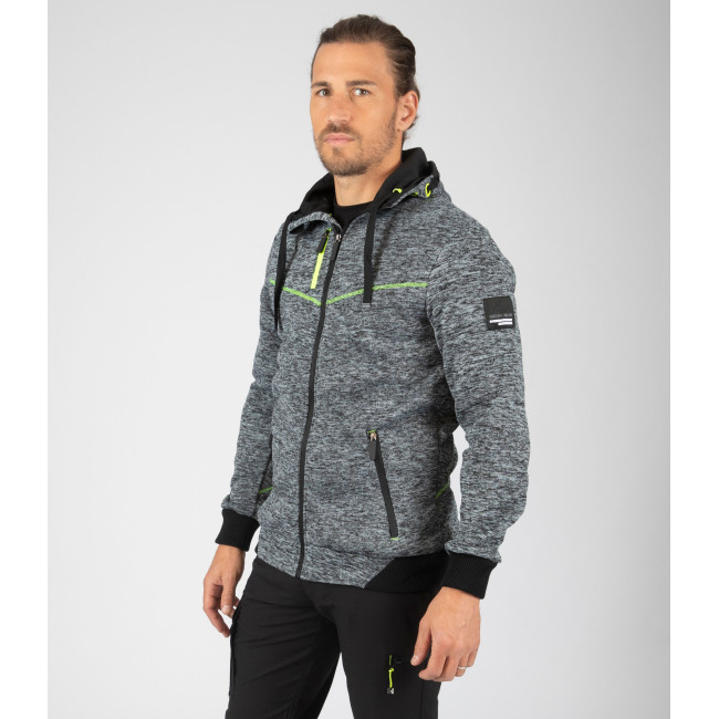 Gilet de travail Botta gris chiné - Nine Worths by North Ways