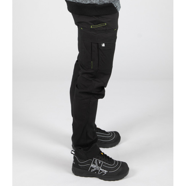 PANTALON DE TRAVAIL EDWARD NOIR - Nine Worths by North Ways