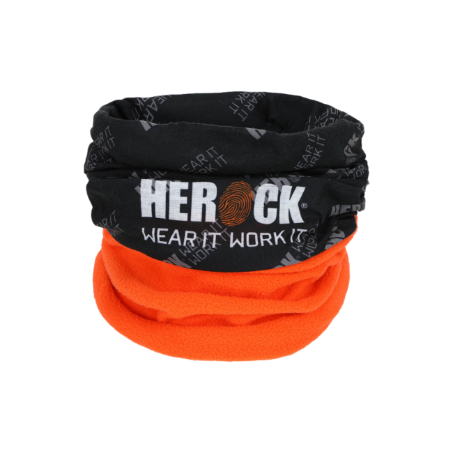 Tour de cou polaire Hako orange/noir - Herock