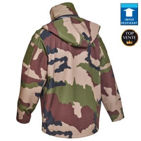 Giacca Softshell Camo CE con zip impermeabili - Patrol Equipement