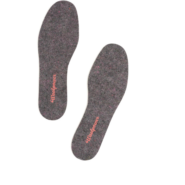Vilt wollen zolen Recycled Grey - Woolpower