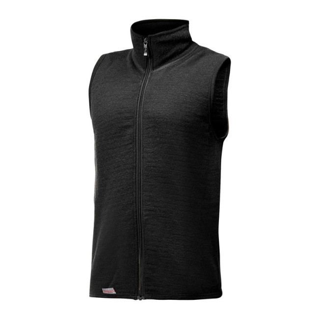 Mouwloos vest 400 Zwart - Woolpower