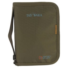 Porte monnaie zippé avec protection RFID vert - Tatonka