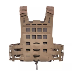 Quick-release Plate Carrier Vest Skeleton Anfibia - Coyote - Tasmanian Tiger