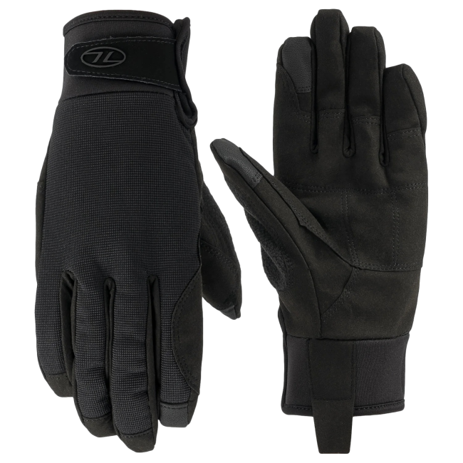 Gants 100% waterproof Aqua-Tac noir - Highlander