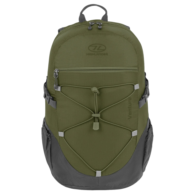 Rugzak Venture 20L olijf/grijs - Highlander