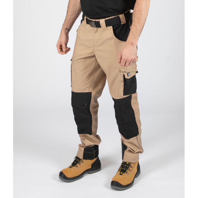 ARBEITSHOSE ADAM BEIGE / SCHWARZ - NORTH WAYS