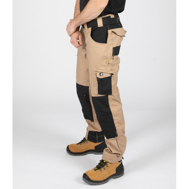ARBEITSHOSE ADAM BEIGE / SCHWARZ - NORTH WAYS