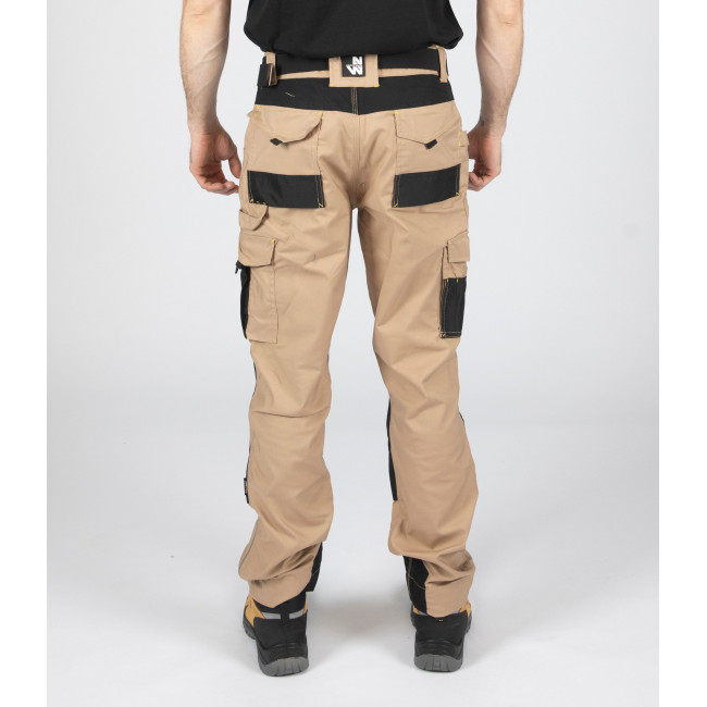 ARBEITSHOSE ADAM BEIGE / SCHWARZ - NORTH WAYS