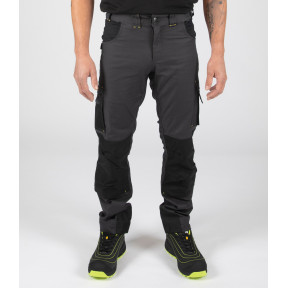 Pantalón de trabajo ADAM - Gris/Negro - Nine Worths by North Ways