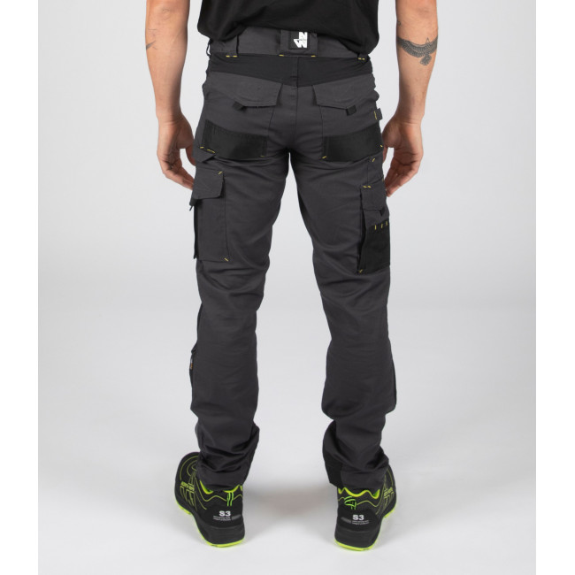 Pantalon de travail Adam Gris/Noir - Nine Worths