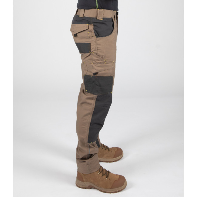 Arbeitshose mit vielen Taschen ADAM Braun/Anthrazit - North Ways