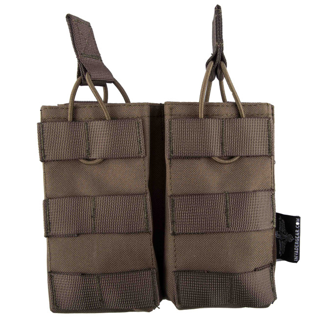 Dubbele magazijnhouder 5.56 action groen ranger - Invader Gear