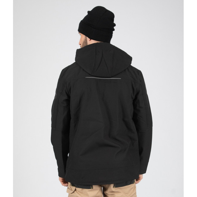 KURTKA SOFTSHELL FLORES CZARNA - North Ways