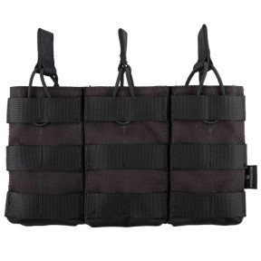Porte chargeur triple 5.56 Action noir - Invader Gear