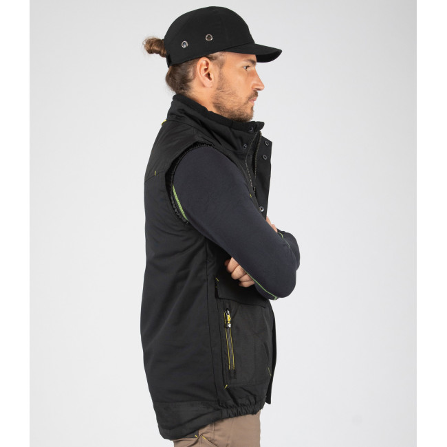 GILET SANS MANCHE ALI NOIR - Nine Worths by North Ways