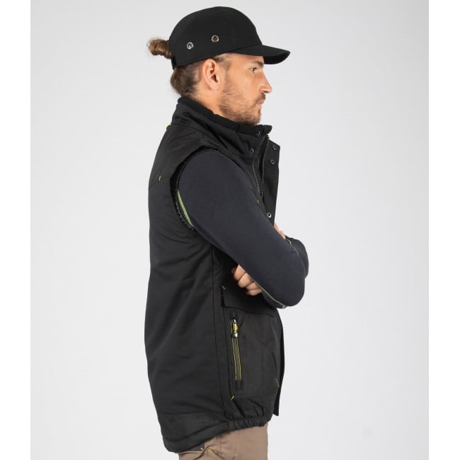 GILET SANS MANCHE ALI NOIR - Nine Worths by North Ways