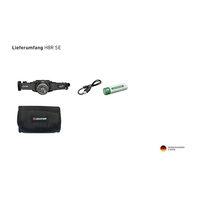Oplaadbare hoofdlamp H8R SE (700 lumen) - Ledlenser