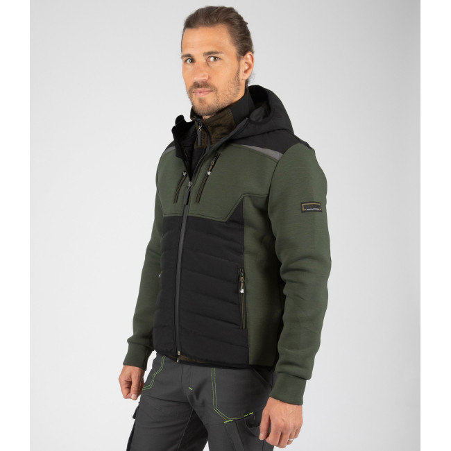Blouson HIRO kaki/noir - Nine Worths by North Ways