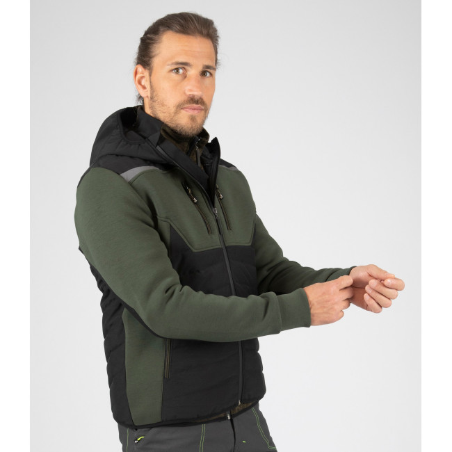 Blouson HIRO khaki/zwart - Nine Worths by North Ways