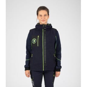 Gilet MAYA marine/jaune fluo - Nine Worths by North Ways