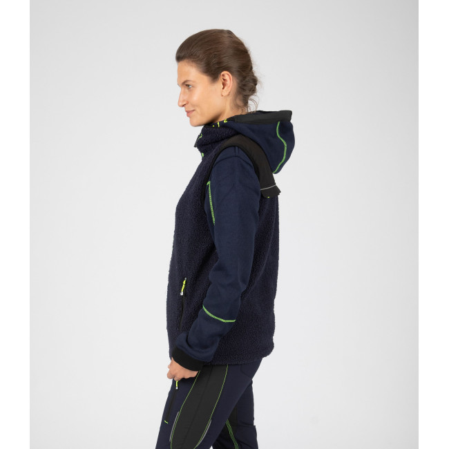 Gilet MAYA marine/jaune fluo - Nine Worths by North Ways