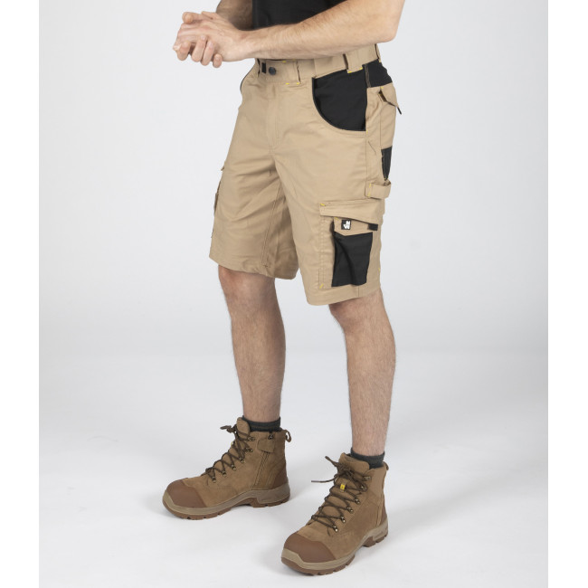 ARBEITSSHORTS HUGUES BEIGE / SCHWARZ - NORTH WAYS