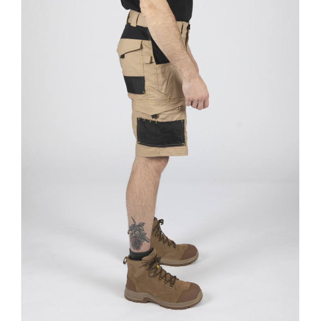 ARBEITSSHORTS HUGUES BEIGE / SCHWARZ - NORTH WAYS