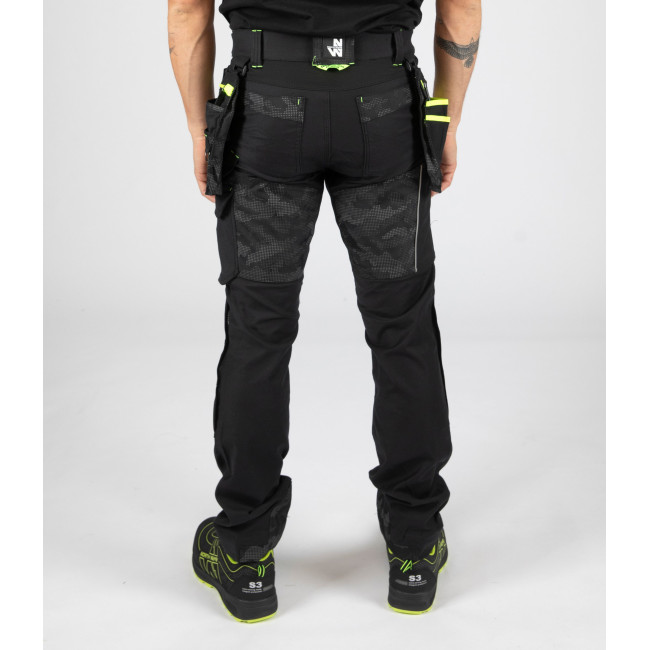 Pantalon de travail Pinto Gris foncé - Nine Worths by North Ways