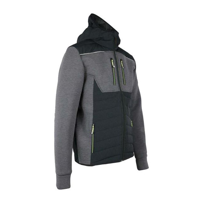 Blouson HIRO gris/noir - Nine Worths by North Ways