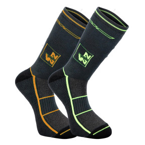Sokken set van 2 ANKER Antraciet / Geel fluor / ZWART Camel - Nine Worths by North Ways