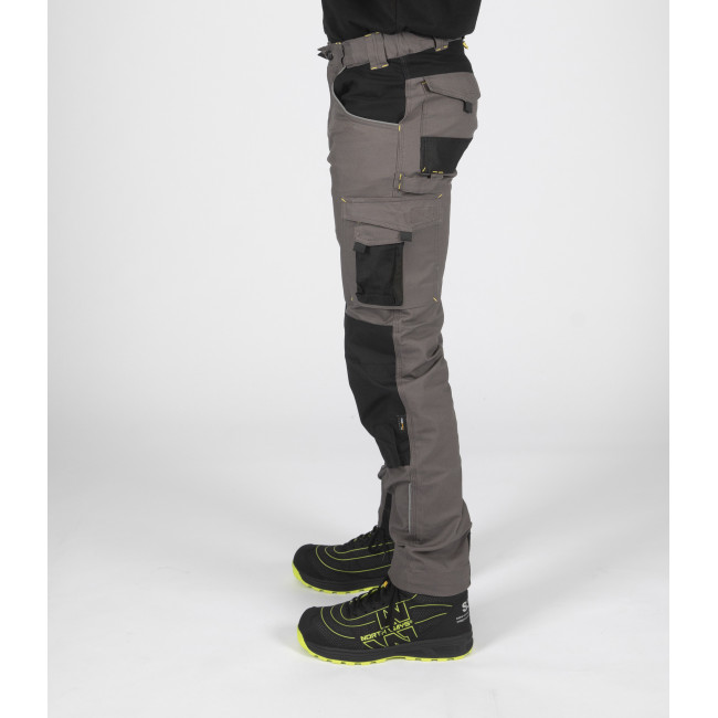 PANTALON DE TRAVAIL RICHY GRIS ET NOIR - Nine Worths by North Ways