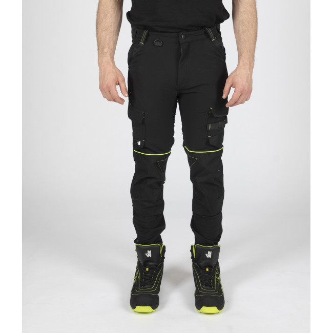 Pantalon de travail SACHA noir/jaune - North Ways