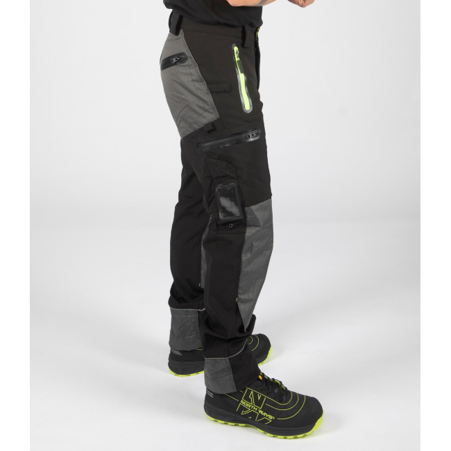 SOFTSHELL BROEK WAPITI ZWART - North Ways