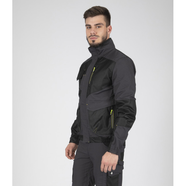 ARBEITSJACKE FOURNIER GRAU / SCHWARZ - Nine Worths by North Ways