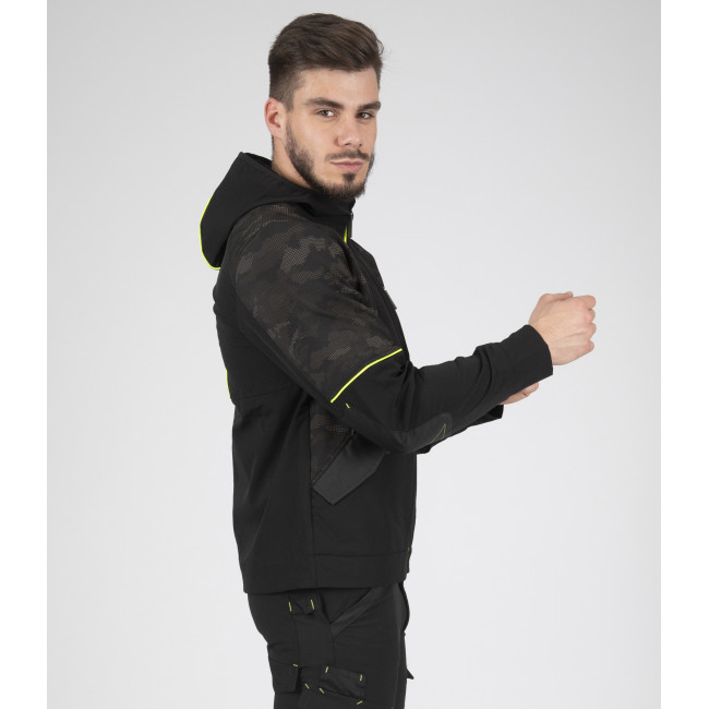 Blouson de travail Garcia Noir et jaune fluo - North Ways