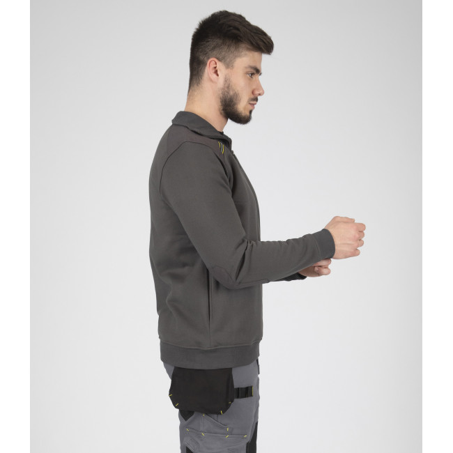 PULL MAILLE STYLE SWEAT LARGO GRIS - North Ways