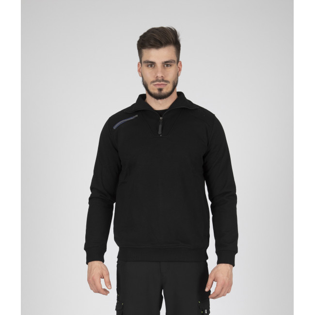 PULL MAILLE STYLE SWEAT LARGO NOIR - Nine Worths by North Ways