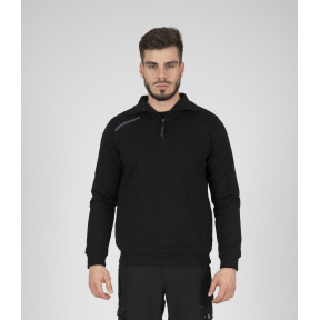 STRICKPULLOVER IM SWEATSHIRT-STIL LARGO SCHWARZ - Nine Worths by North Ways