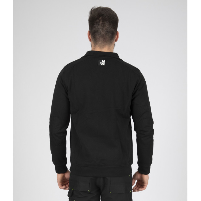 PULL MAILLE STYLE SWEAT LARGO NOIR - North Ways