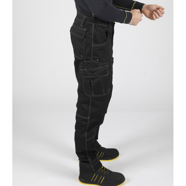 PANTALON DE TRAVAIL ANTRAS NOIR - Nine Worths by North Ways