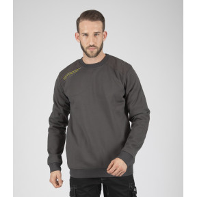 SWEAT COL ROND LEON GRIS - Nine Worths by North Ways