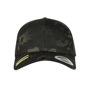 Retro Trucker Cap Multicam schwarz - Flexfit