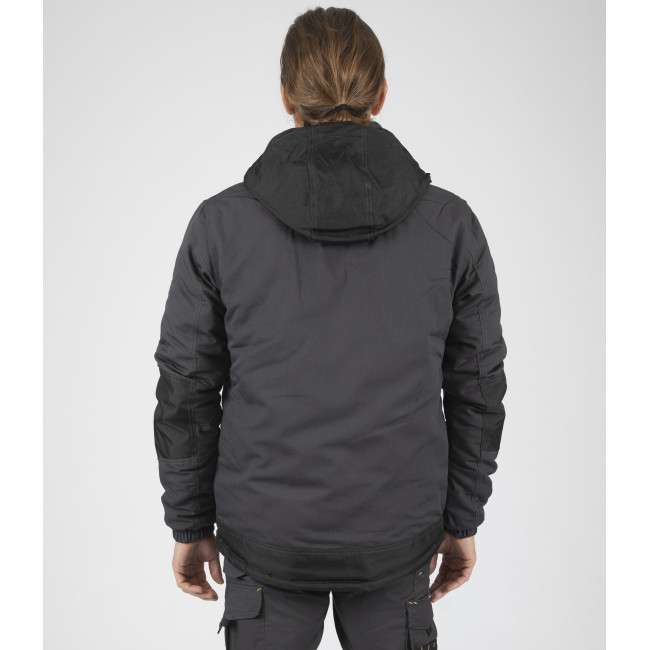 ARBEITSJACKE LILIAN GRAU / SCHWARZ - Nine Worths by North Ways