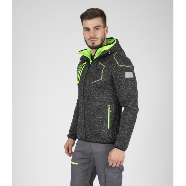 JACKE LYNX MELIERTES SCHWARZ UND GRÜN - Nine Worths by North Ways