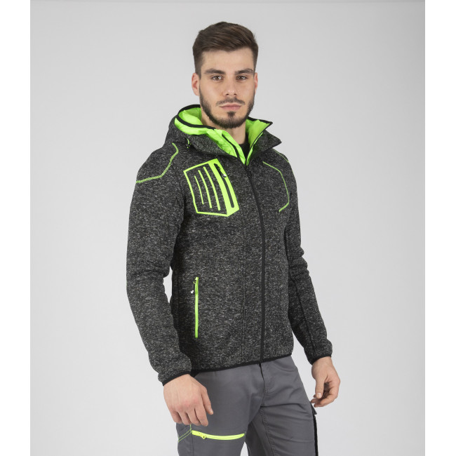 JACKE LYNX MELIERTES SCHWARZ UND GRÜN - Nine Worths by North Ways