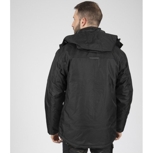 Wasserdichte Arbeitsjacke Mermoz Schwarz - Nine Worths by North Ways