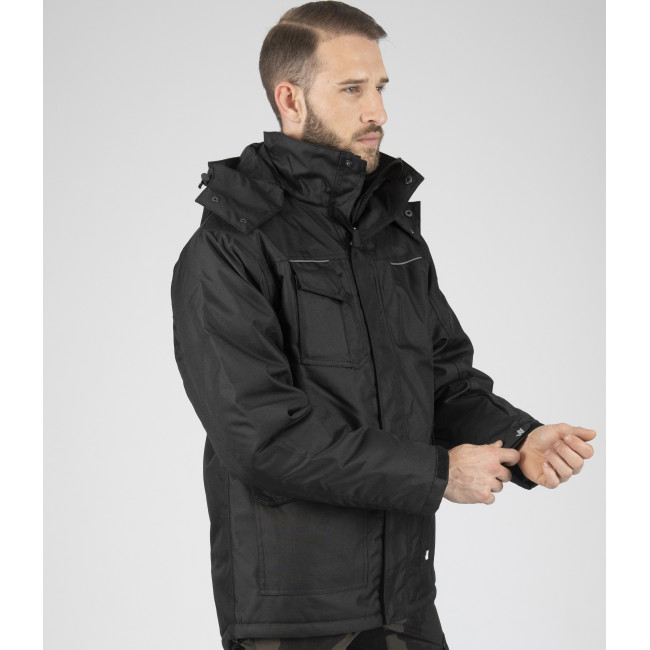 Veste de travail imperméable Mermoz Noir - Nine Worths by North Ways