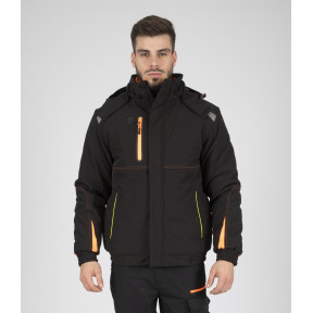 VESTE DE TRAVAIL MATELASSEE MORANE NOIR - Nine Worths by North Ways